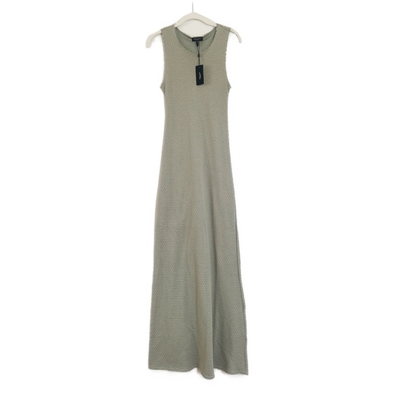 Rag & Bone Carine Texture Knit Maxi Dress in Moss Size XS NWT - Picture 4 of 5